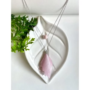 Angyalszárny nyaklánc-rózsaszín Angyalszárny nyaklánc-rózsaszín