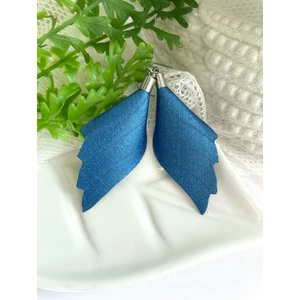 Angyalszárny fülbevaló - pávakék Angyalszárny fülbevaló - pávakék