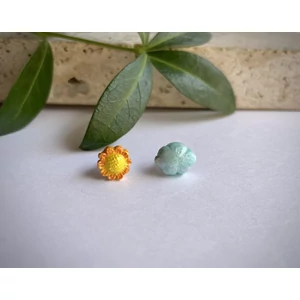 Felhő és Nap - aszimmetrikus fülbevaló (Fémmentes változatban is kérheted)