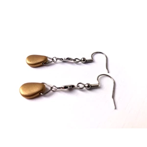 Életfolyó fülbevaló csillogó arany