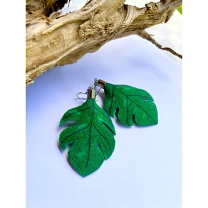 Philodendron midi fülbevaló