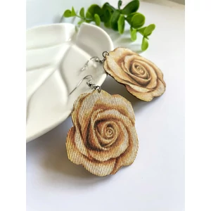 Aranybarna rózsa fülbevaló Aranybarna rózsa fülbevaló