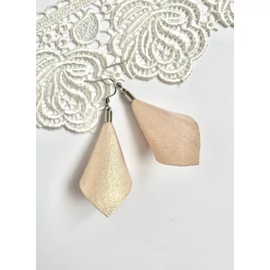 Sziromlevél fülbevaló - rosegold