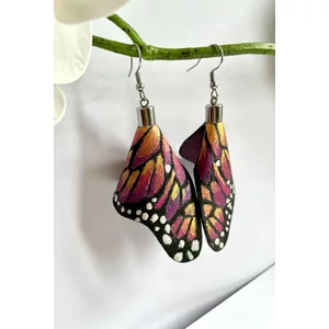 Színátmenetes pillangó fülbevaló