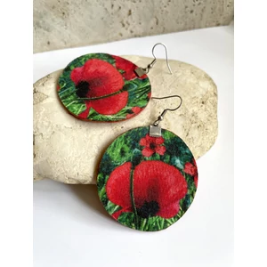 Pipacs maxi fülbevaló