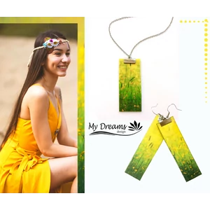 Aranymező nyaklánc és fülbevaló szett Aranymező nyaklánc és fülbevaló szett