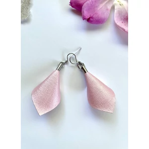 Sziromlevél fülbevaló - rózsaszín
