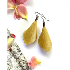 Sziromlevél fülbevaló - arany