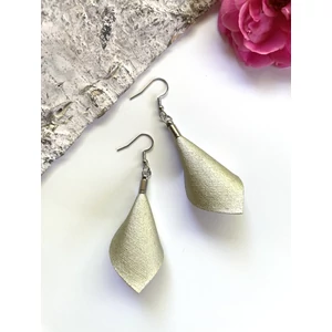 Sziromlevél fülbevaló - óarany