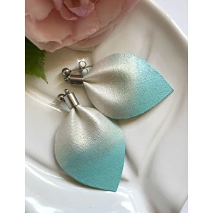 Lélekcsepp fülbevaló - Jégtürkiz