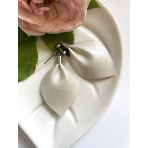 Lélekcsepp fülbevaló - Gyöngyhajnal (gyöngyház fehér)