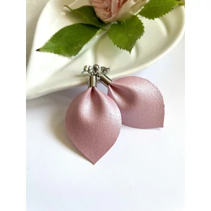 Lélekcsepp fülbevaló - Rózsatánc (gyöngyház rózsaszín)