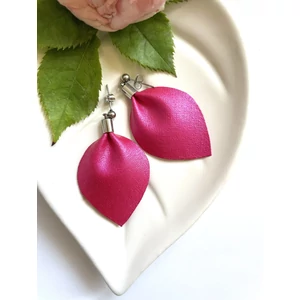 Lélekcsepp fülbevaló - Fukszia (magenta)