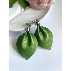 Lélekcsepp fülbevaló - Zöldarany