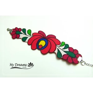 Matyó mintás karkötő