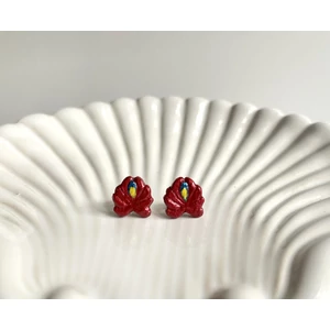 Matyó rózsa bedugós fülbevaló (fémmentes változatban is kérheted)