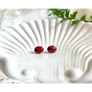 Mese fülbevaló - Katica  (fémmentes változatban is kérheted)