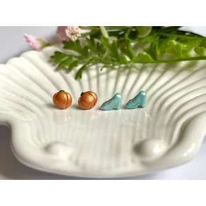 Mese szett fülbevaló - Hamupipőke - Topánka és tök (fémmentes változatban is kérheted)