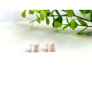 Pillangó fülbevaló - rosegold (fémmentes változatban is kérheted)