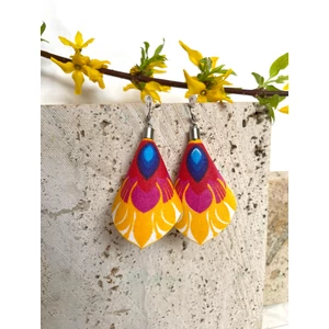 Életvidám sárga fülbevaló Életvidám sárga fülbevaló