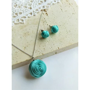 Aurora mini türkiz ékszerszett 2 részes Aurora mini türkiz ékszerszett 2 részes