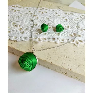 Aurora mini zöld ékszerszett 2 részes Aurora mini zöld ékszerszett 2 részes