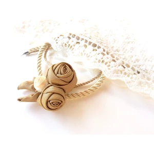 Aurora arany-krém nyaklánc