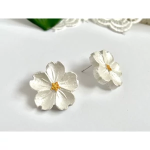 Fehér cseresznye virágos fülbevaló Fehér cseresznye virágos fülbevaló