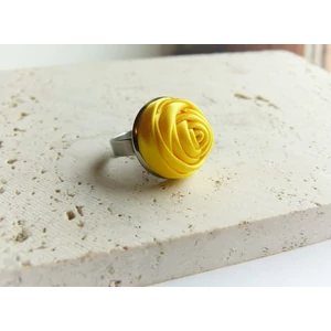 Sárga rózsás gyűrű