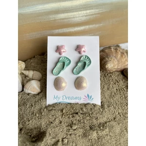 Tengerparti élmények  3 db-os fülbevaló szett 2.