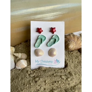 Tengerparti élmények  3 db-os fülbevaló szett 7.