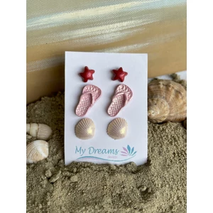 Tengerparti élmények  3 db-os fülbevaló szett 9.