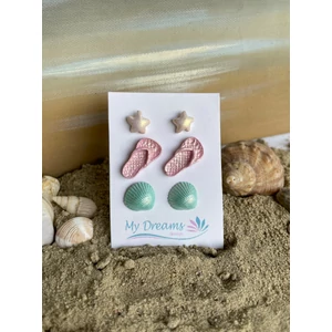 Tengerparti élmények  3 db-os fülbevaló szett 11.