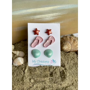 Tengerparti élmények  3 db-os fülbevaló szett 13.