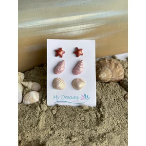 Tengerparti élmények  3 db-os fülbevaló szett 15.