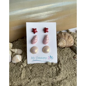 Tengerparti élmények  3 db-os fülbevaló szett 16.