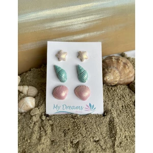 Tengerparti élmények  3 db-os fülbevaló szett 22.