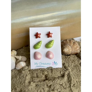 Tengerparti élmények  3 db-os fülbevaló szett 26.