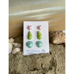 Tengerparti élmények  3 db-os fülbevaló szett 27.