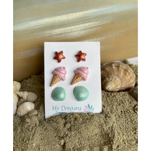 Tengerparti  élmények 3 db-os fülbevaló szett 32.