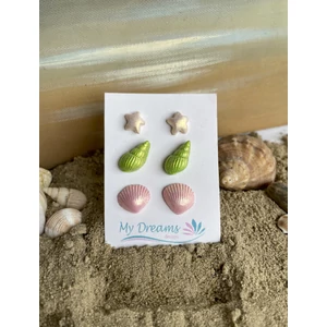 Tengerparti élmények  3 db-os fülbevaló szett 34.