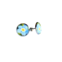 Kép 2/4 - Kék nefelejcs pont fülbevaló