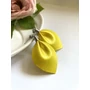 Kép 2/5 - Lélekcsepp fülbevaló - Citrusfény (citromsárga)