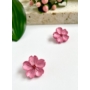 Kép 4/4 - Sötét rózsaszín cseresznyevvirágos fülbevaló