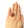 Kép 4/4 - Rózsaszín rózsás gyűrű