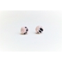 Kép 1/5 - PONT ELÉG rózsaszín csipke fülbevaló