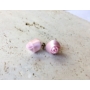 Kép 3/5 - PONT ELÉG virág fülbevaló - világos rózsaszín