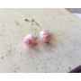 Kép 4/5 - PONT ELÉG virág fülbevaló - világos rózsaszín