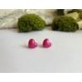 Kép 2/4 - Szívecske fülbevaló - pink
